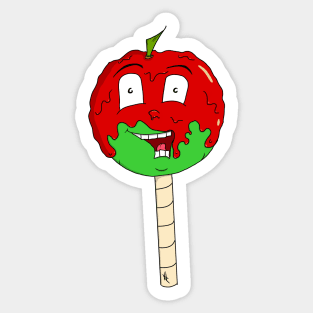 Red Candy Apple Cutie Sticker